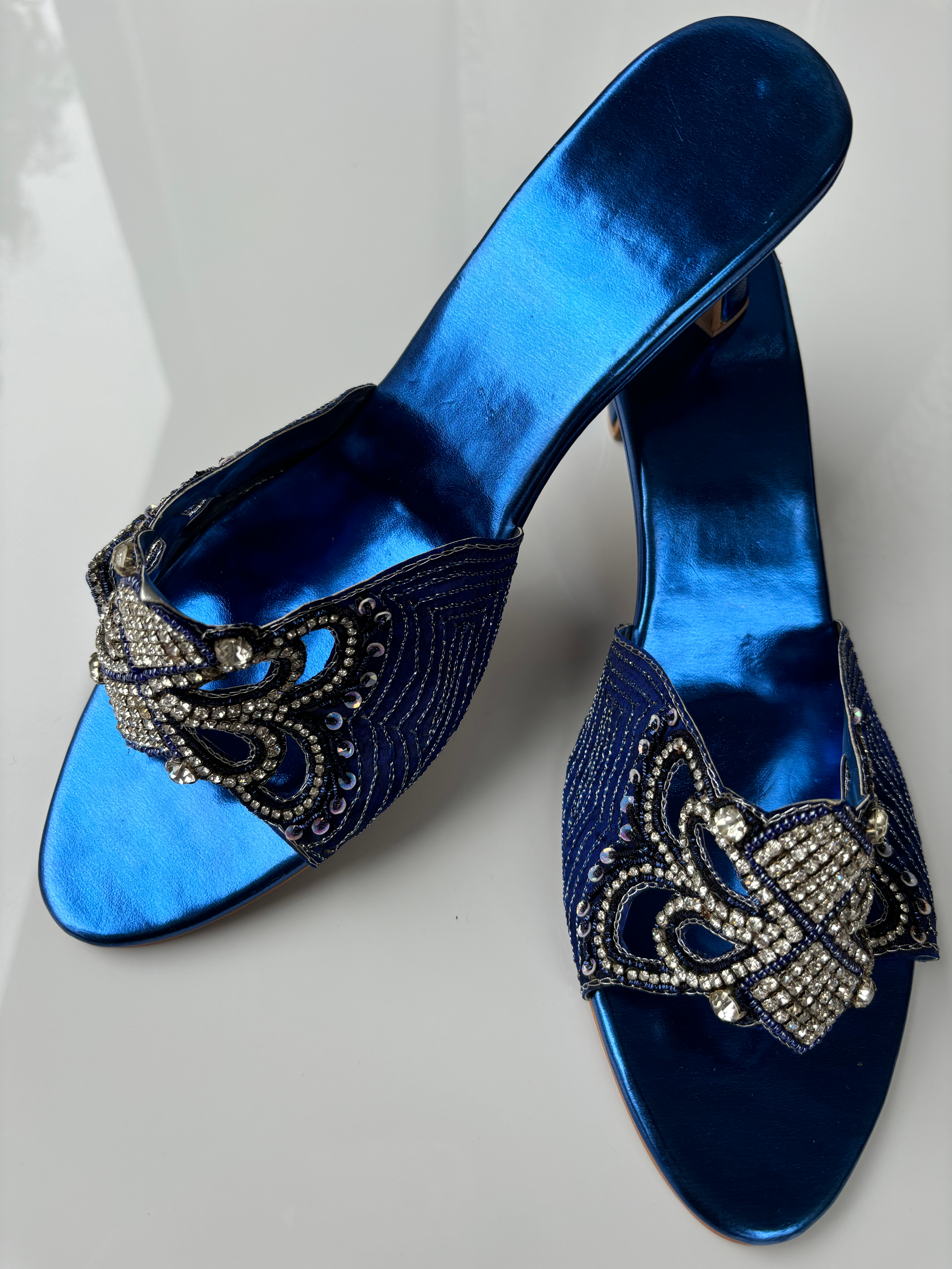 Dark Blue Shoes Design 1