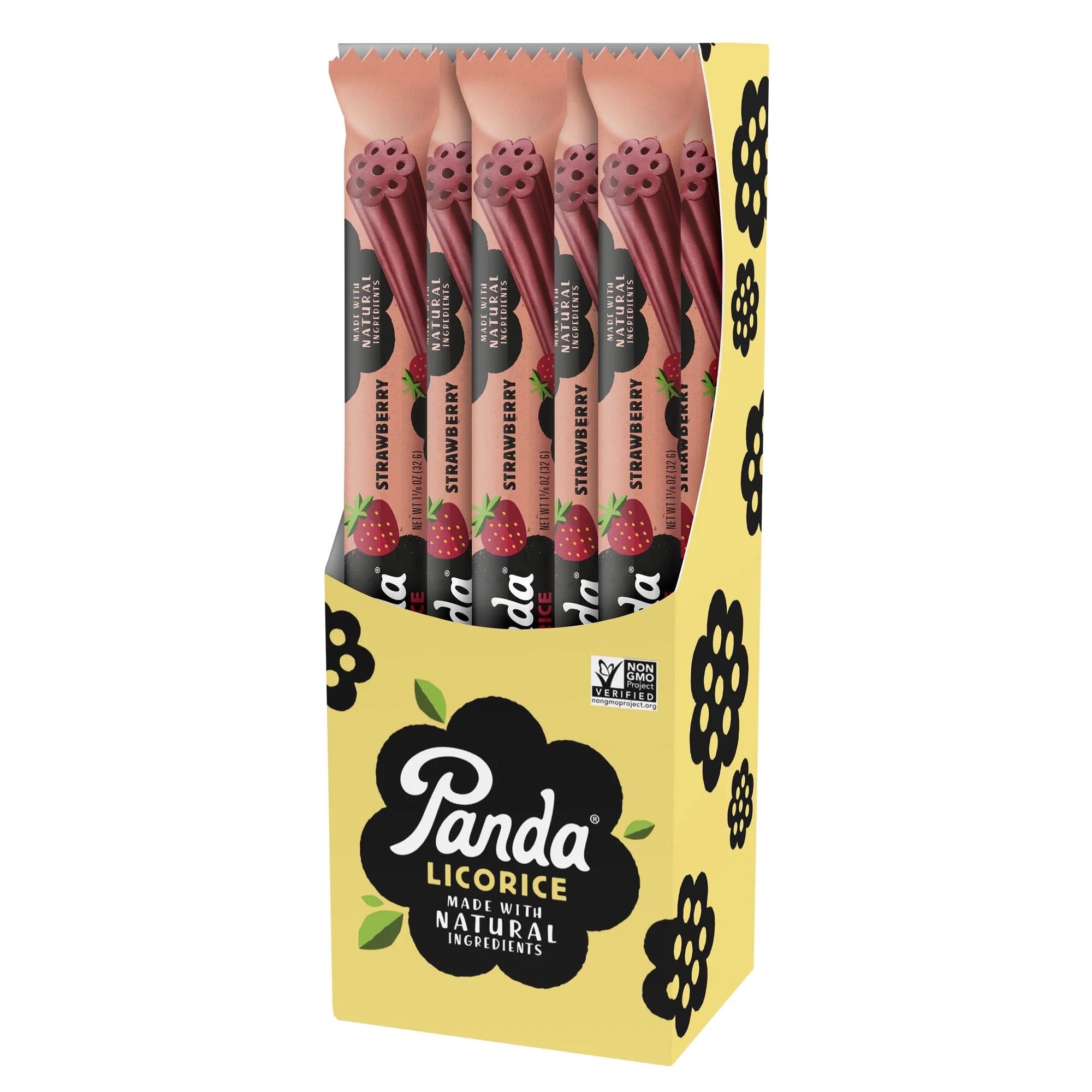 Panda Licorice STICKS - Starwberry - 32g