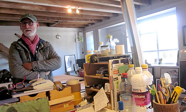 Eric Chesneau, atelier 32 la minoterie, Abstrait, non figuratif, article Presse 2019