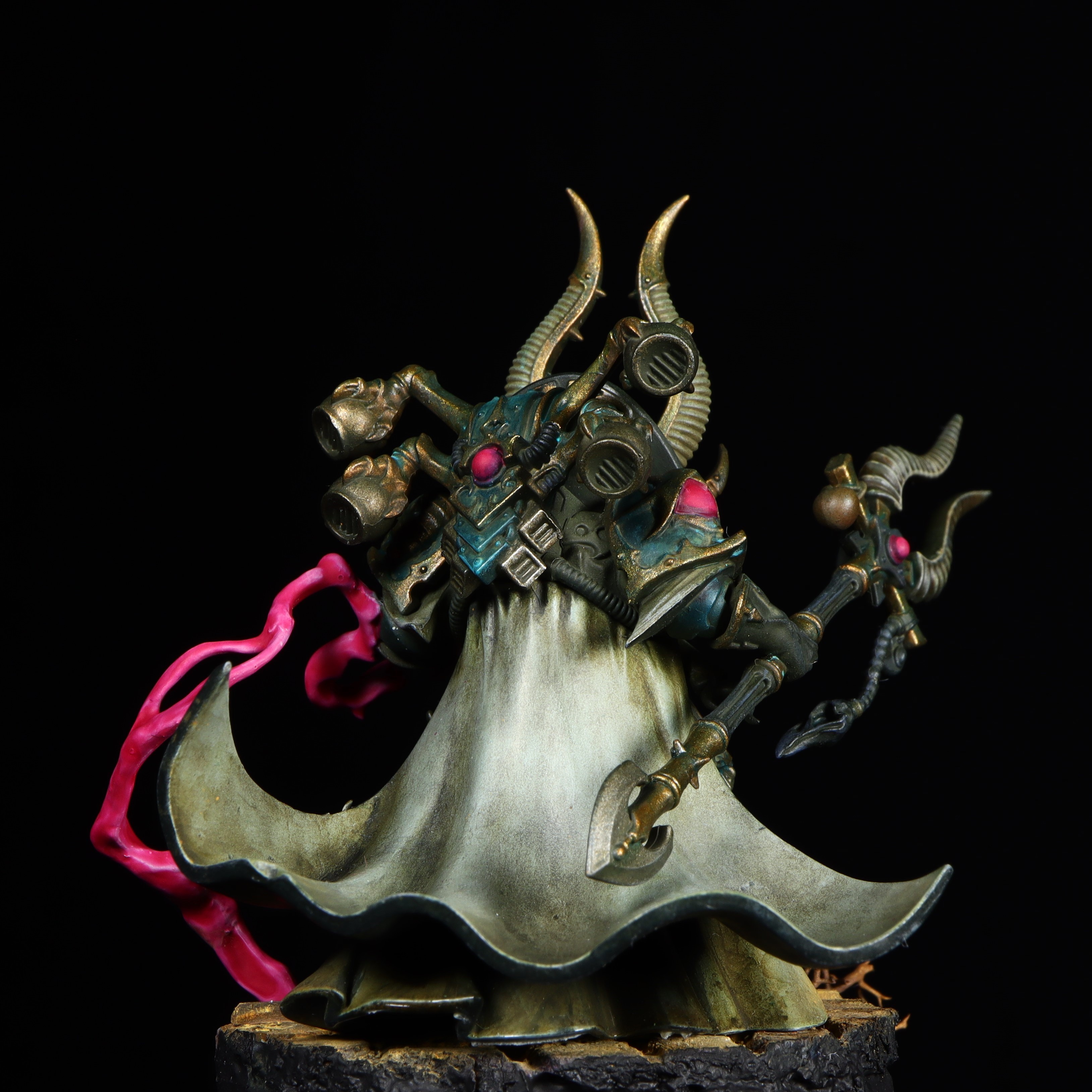 The flowing white cape of Ahriman, the Exile