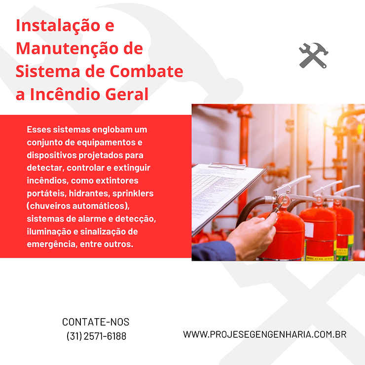Instalação e Manutenção de Sistema de Combate a Incêndio Geral