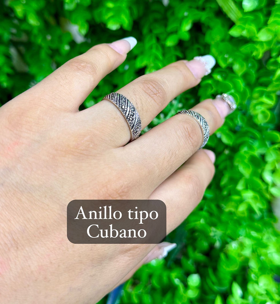 Anillo tipo Cubano
