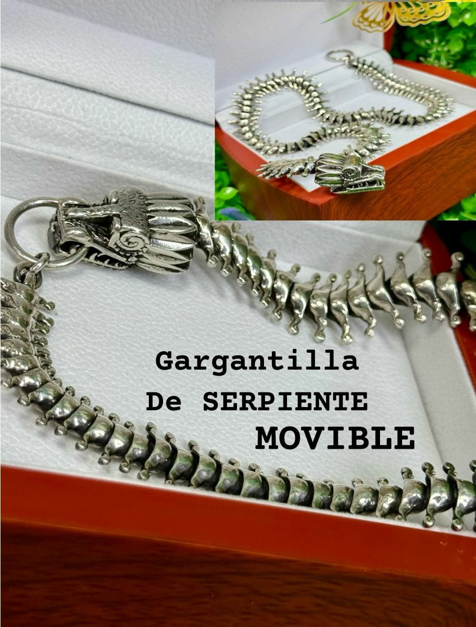 Gargantilla de Serpiente Movible