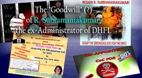 The “Goodwill” (?) of R. Subramaniakumar, the ex-Administrator of DHFL