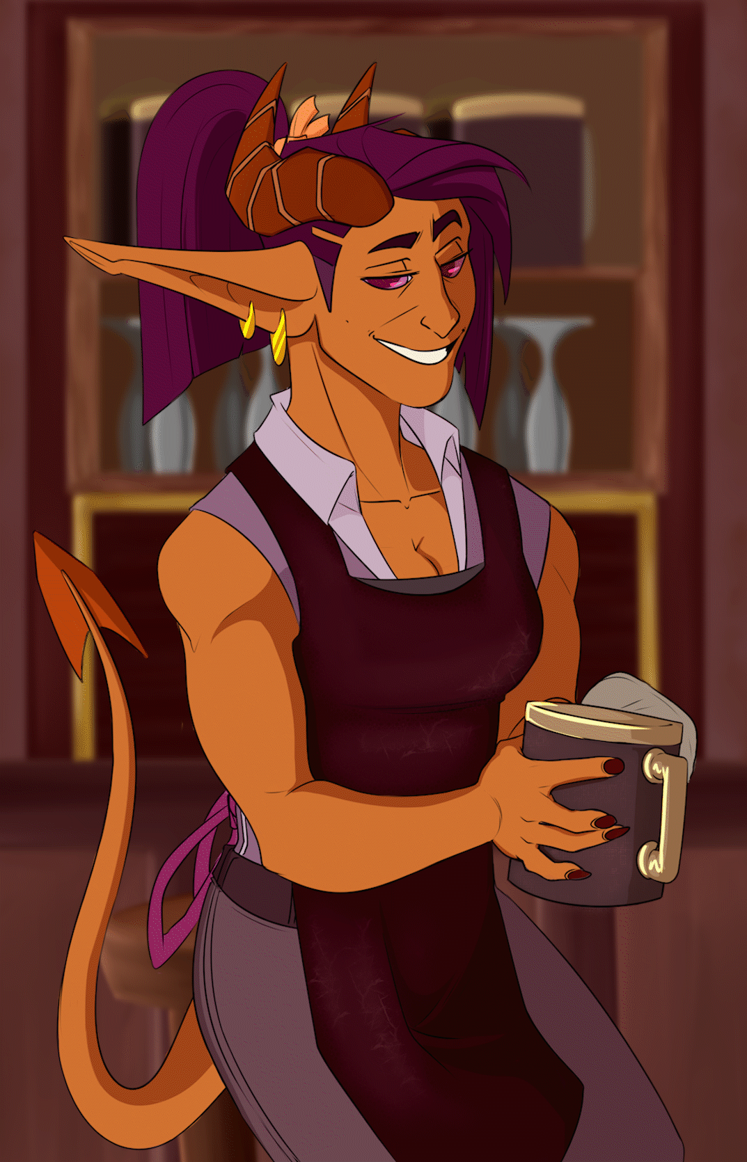 Tiefling Barkeep.gif