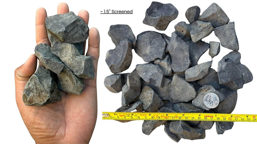 Thumbnail: Steel Gray Gravel 1.5-inch size reference