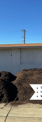 sixteen cubic yards of 50/50 topsoil mix bulk delivery in Vallejo Solano County for lawn installation planting beds and soil improvement