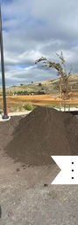 five cubic yards of planting mix bulk delivery in Vacaville Solano County for garden beds trees and landscape installations