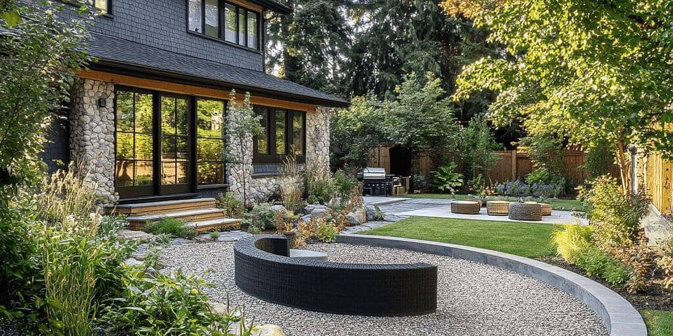 decorative gravel delivered in Mill Valley house by North Bay Materials