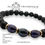 Thumbnail: Lava Bracelet with 3 Natural Black Pearls