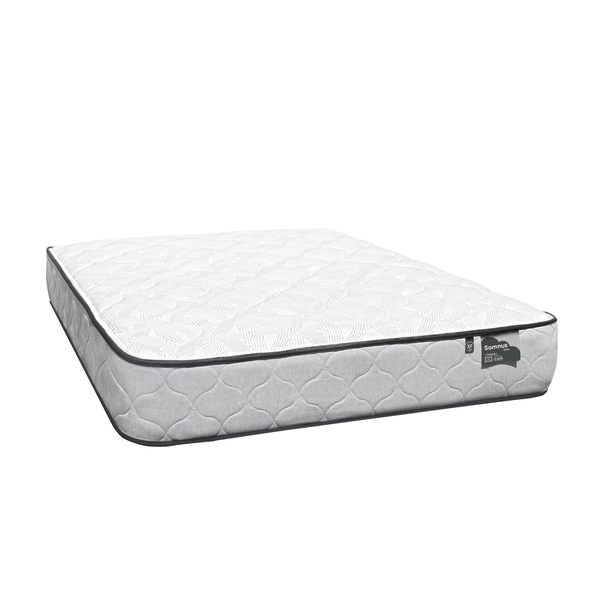 Colchón Somnus Silver Extra Firme, Colchón para soporte de espalda y alivio de dolor lumbar, Colchón Extra Firme.