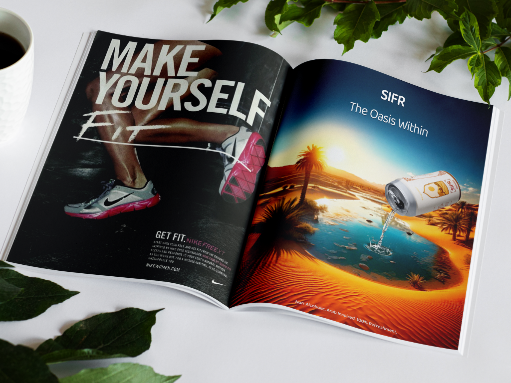 Concept Ad Magazine Mockup