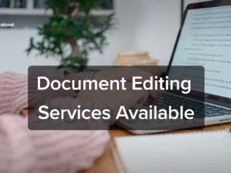 Document Services Available