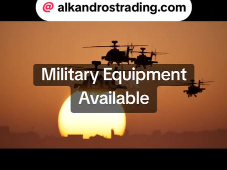 Military Equipment Available