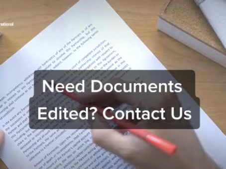 Document Services Available