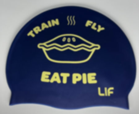 Swim Cap - Eat Pie