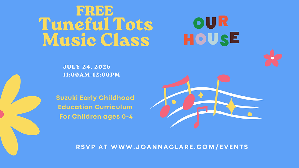 FREE Tuneful Tots Music Class