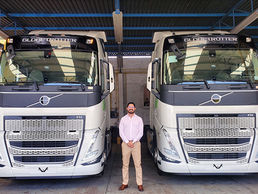 Entrega de los primeros Volvo FH 4x2 a Transportes Ruiz