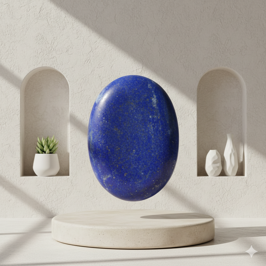 Natural Lapis Lazuli gemstone symbolizing wisdom, divine truth, and spiritual insight