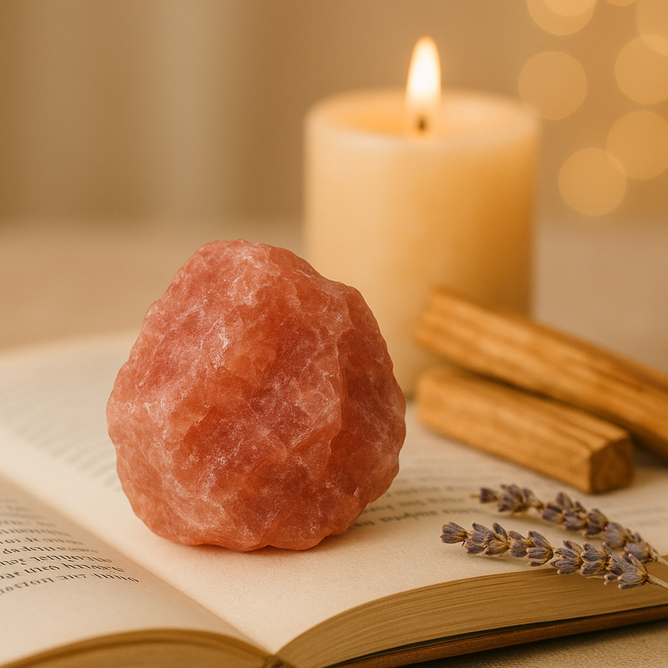 Certified Strawberry Quartz raw crystal for emotional healing and heart energy