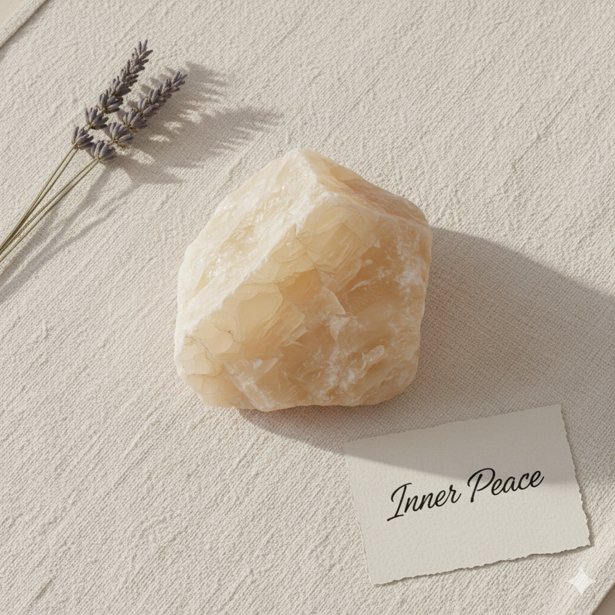 High-quality Natural Calcite raw stone perfect for cleansing and spiritual renewal