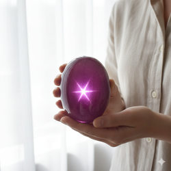 Ruby Star gemstone promoting empowerment, courage, and spiritual awakening
