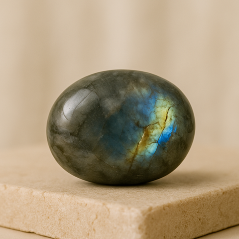 Certified Labradorite crystal tumble perfect for awakening spiritual insight and strength