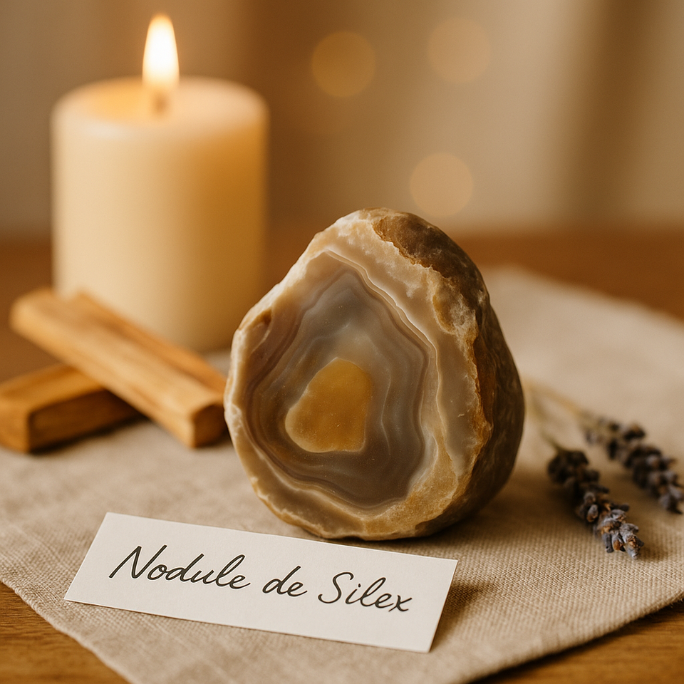 High-quality Natural Nodule de Silex raw stone perfect for stability and insight