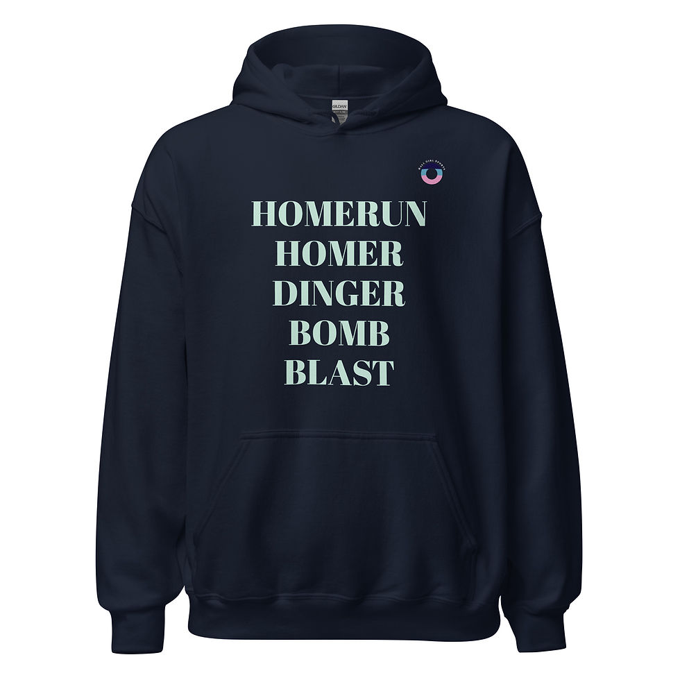 Thumbnail: "HOMERUN" Unisex Hoodie dark colors
