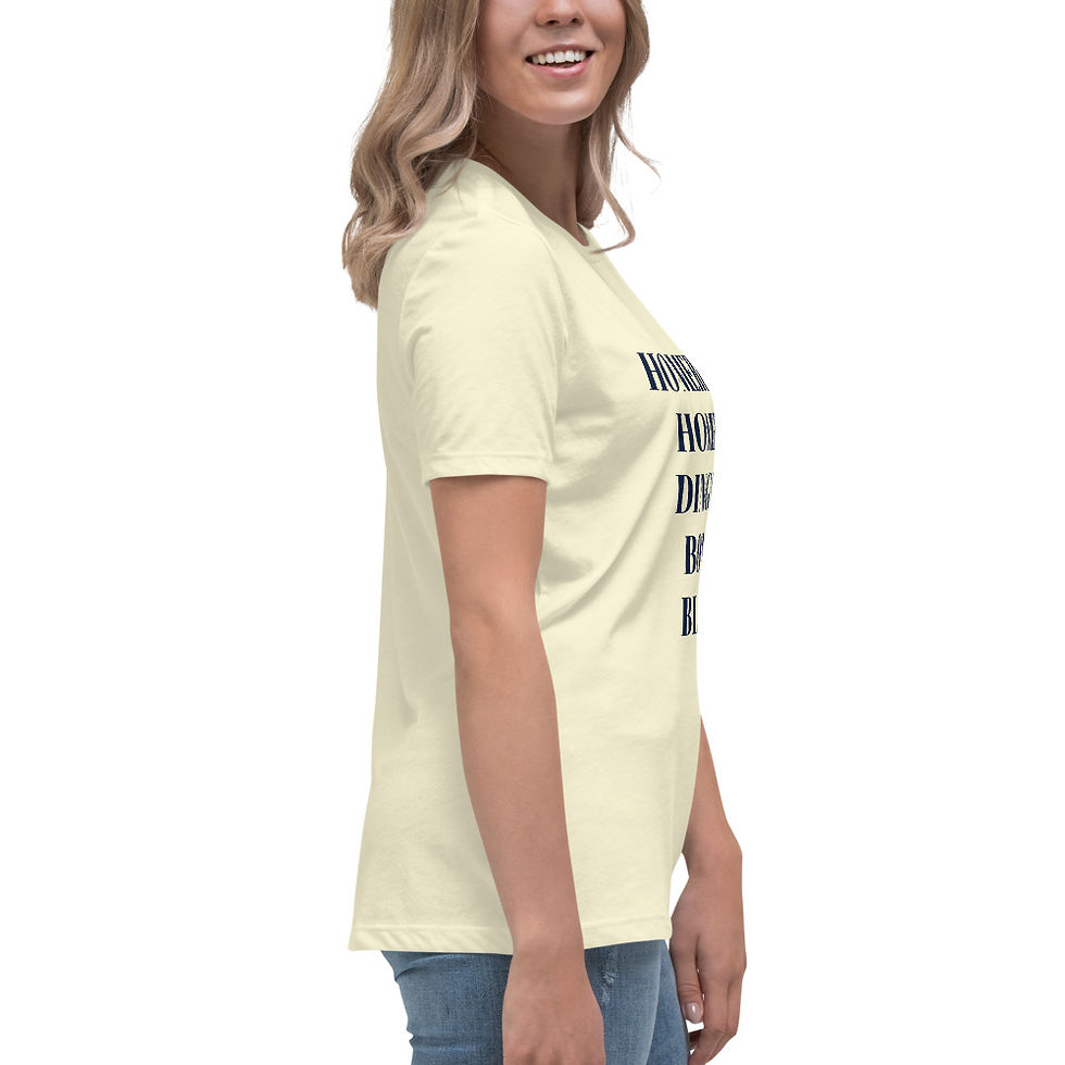 Thumbnail: "HOMERUN" Women's Relaxed T-Shirt light colors