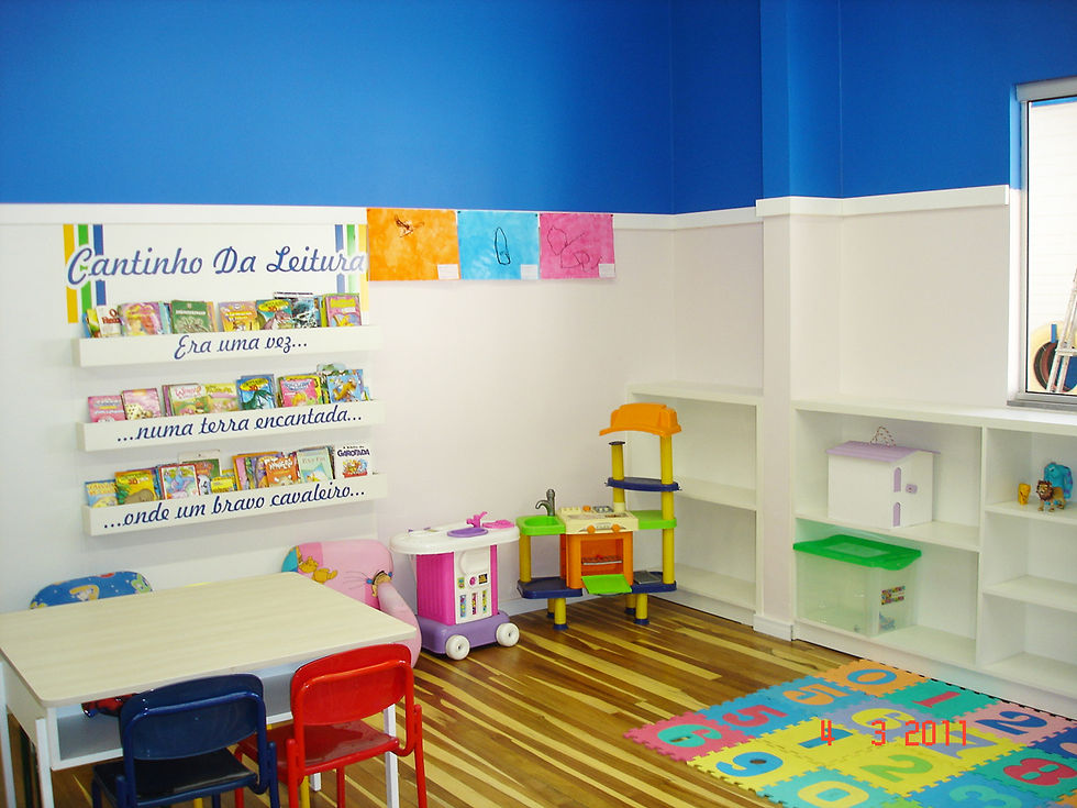 Sala de leitura pré-escola