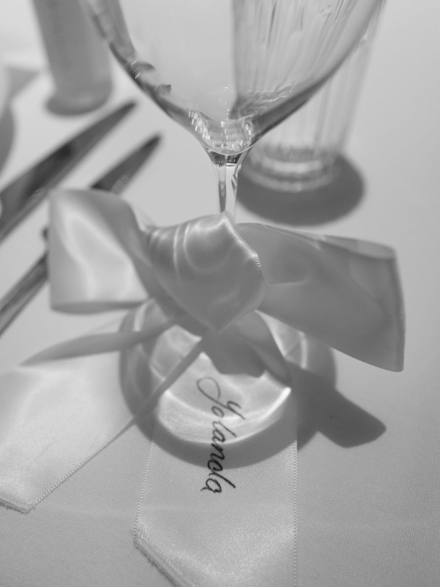 Place Bow Black and White