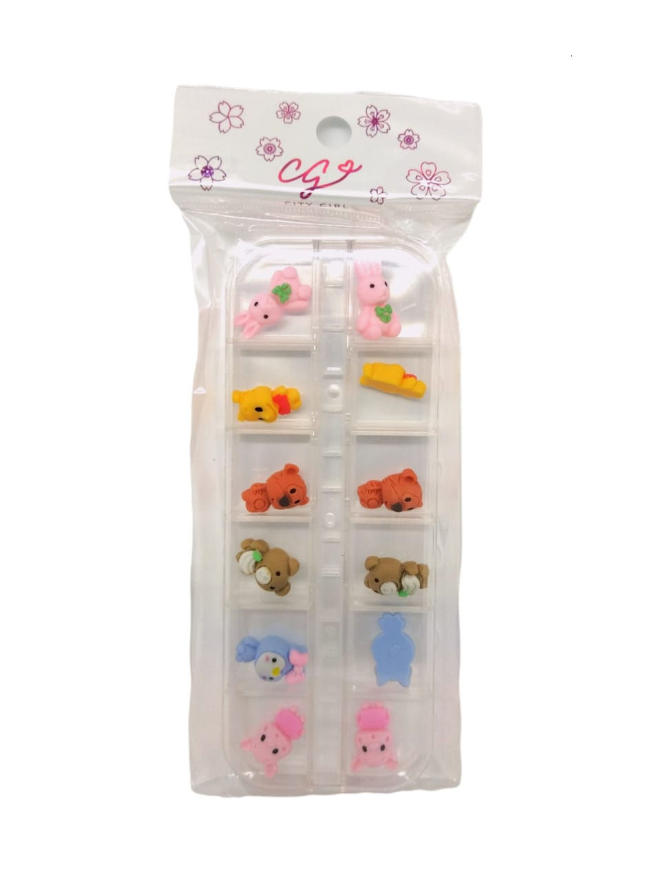 Miniatura: Dije 3d X12 Aplique Strass Uñas Decoracion Kawaii Nail Art