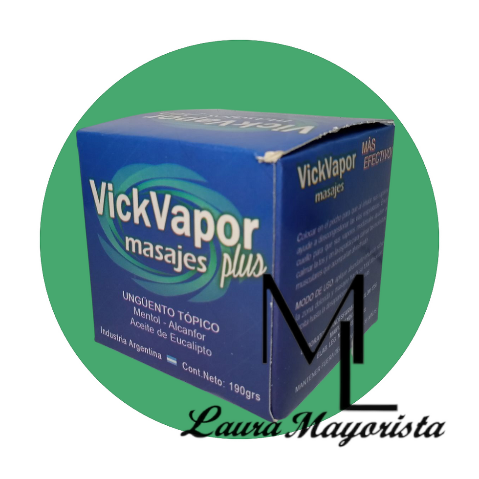 X UNIDAD Ungüento Vick Vapor masajes plus 190grs