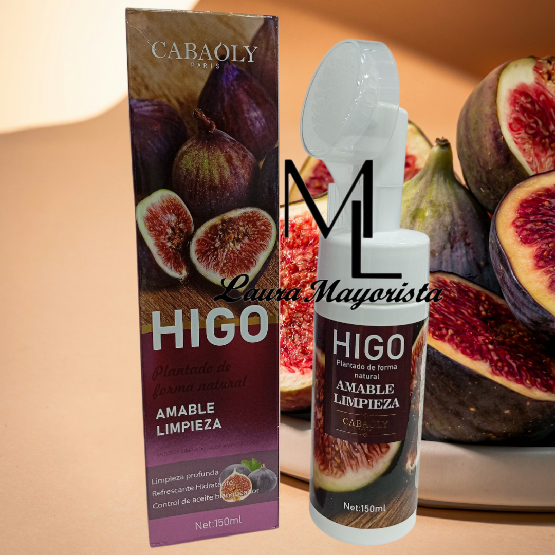 X UNIDAD Espuma limpiadora facial de higo 