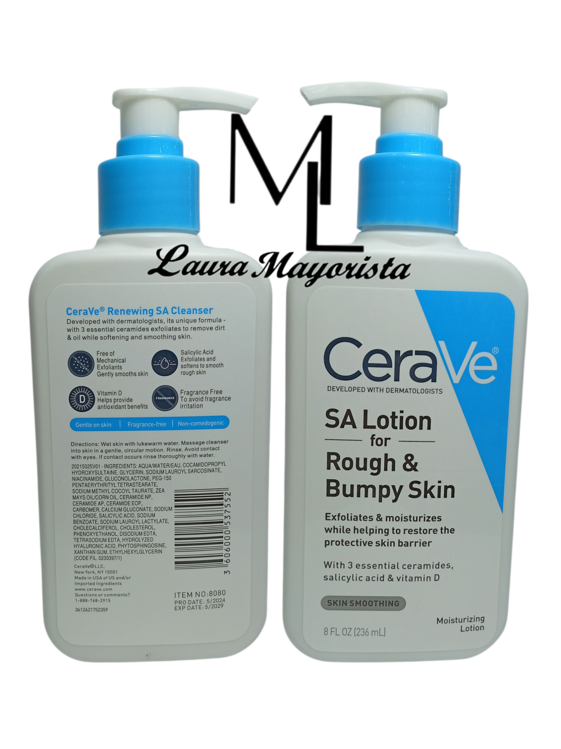 X UNIDAD Loción corporal para pieles ásperas ITEM N°8080