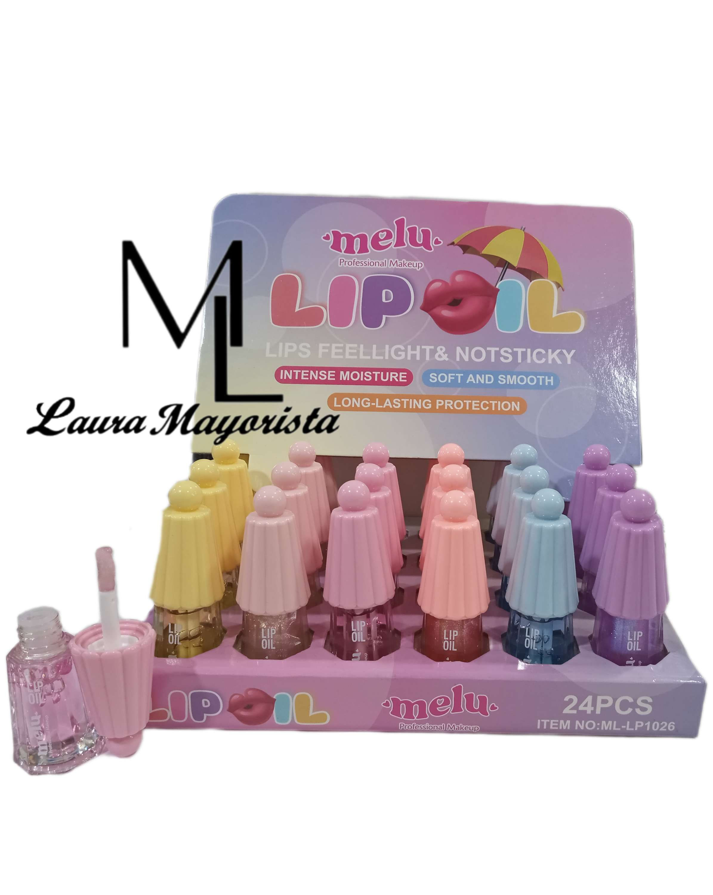 X UNIDAD Brillo Labial Liquido MELU LP 1026