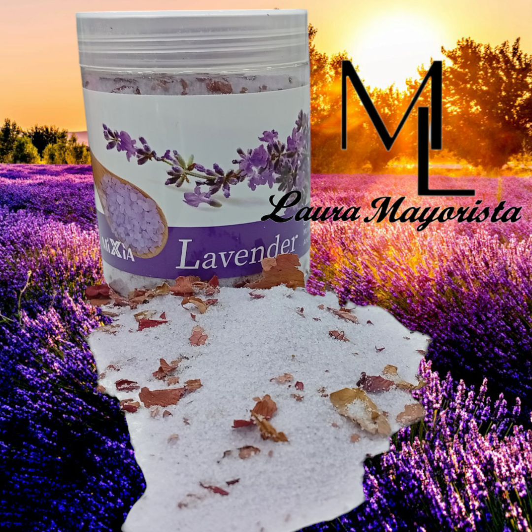 X UNIDAD Sal exfoliante corporal a base de lavanda 🪻 350gr