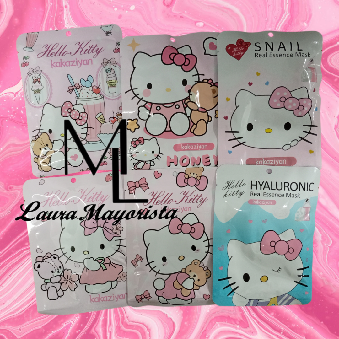 X10 UNIDADES Mascarilla facial HELLO KITTY
