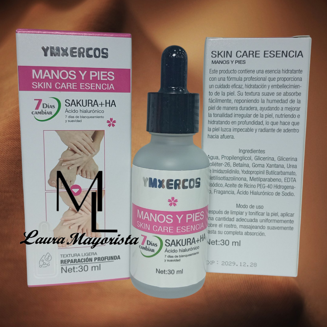 X12 UNIDADES Sérum para manos y pies 30 ml YMXECOS