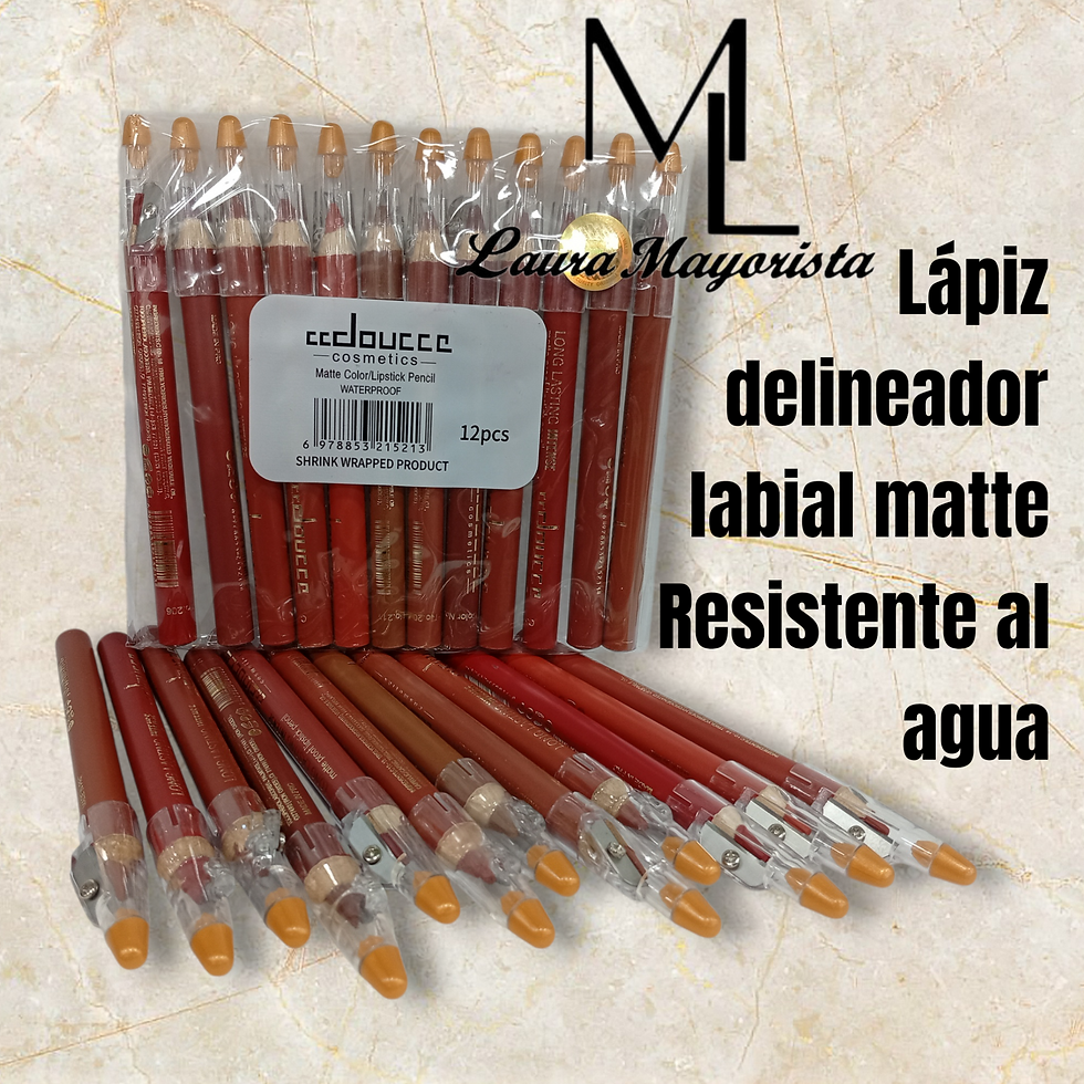 X PAQUETE Lápiz delineador de labios nude resistente al agua 12pcs EELLOUCCEE