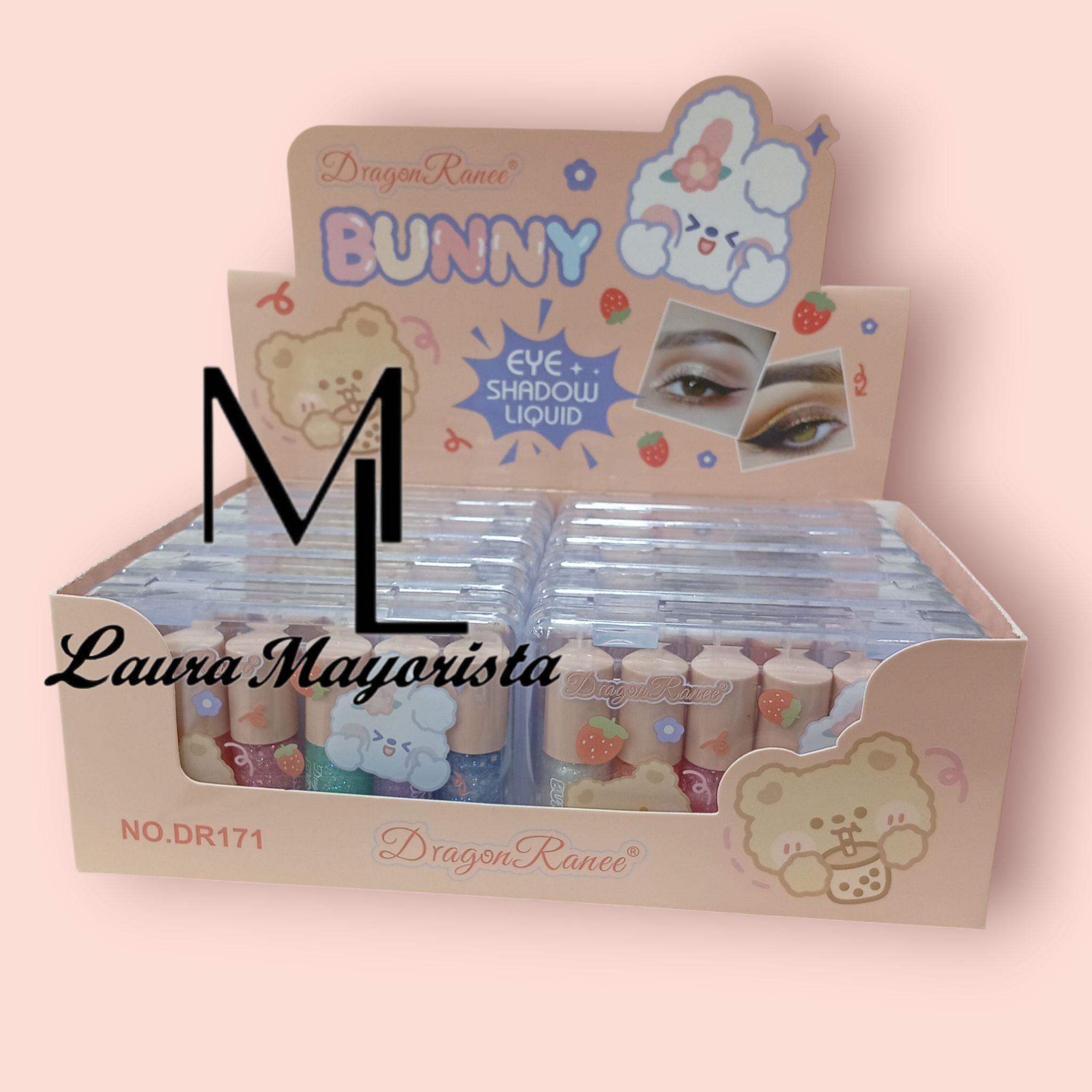 X12 SET Sombra liquida de 6 colores N°DR171