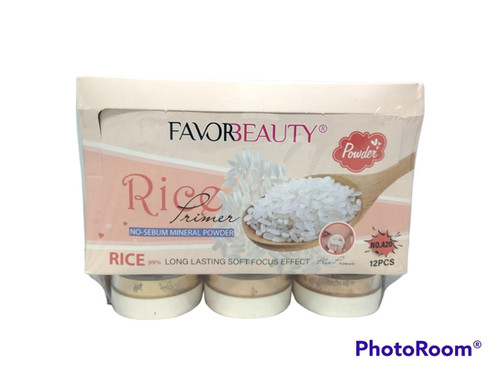 X UNIDAD Polvo volátil Favor Beauty Rice Primer Setting Powder | laura ...