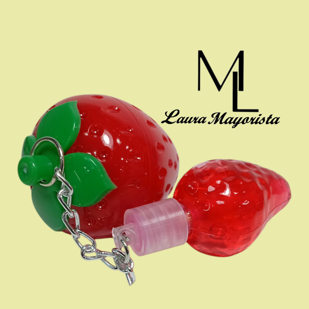 X24 UNIDADES Bálsamo labial y Labial liquido de frutilla MAGIC YOUR LIFE LS015D