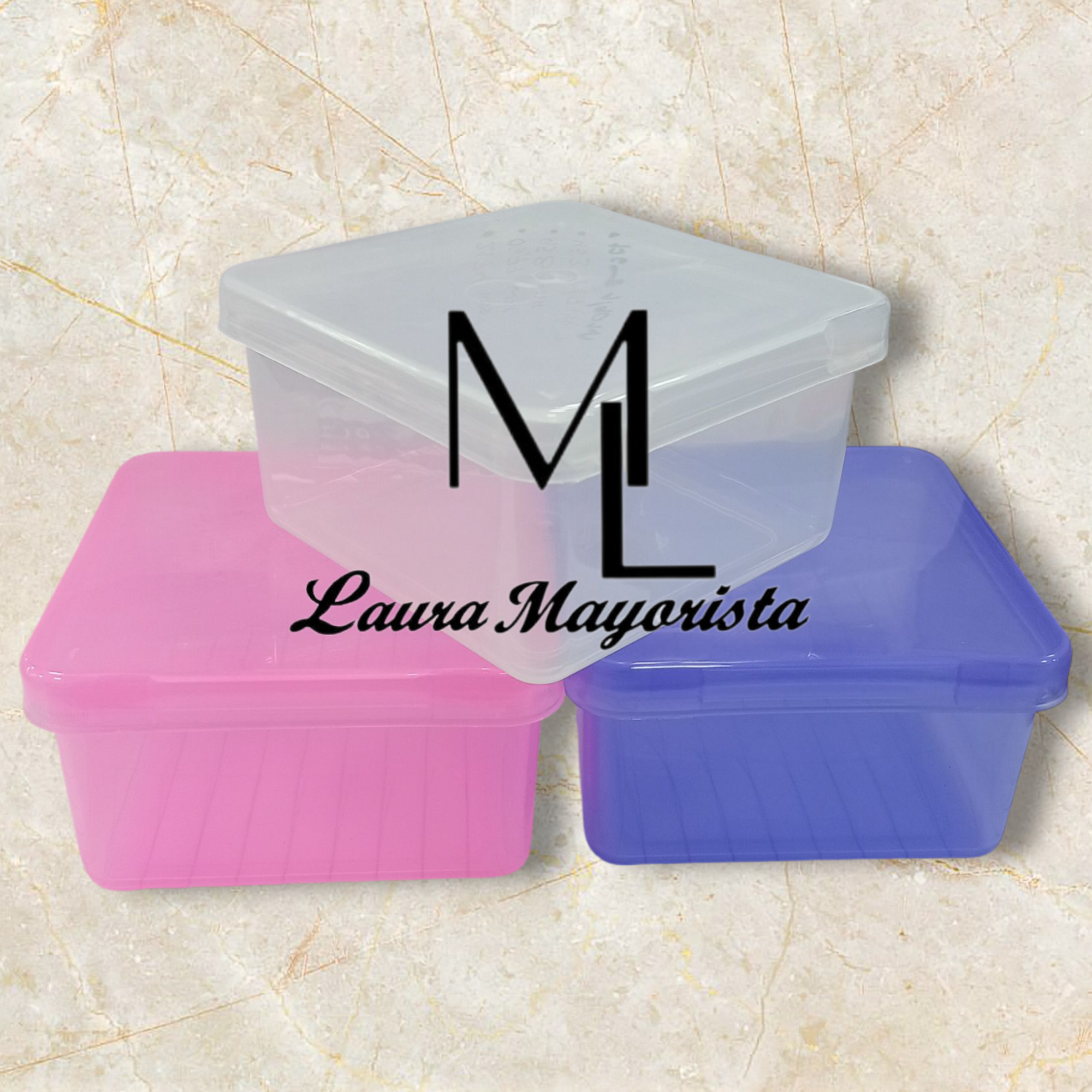 X10 UNIDADES Organizador chico cuadrado 