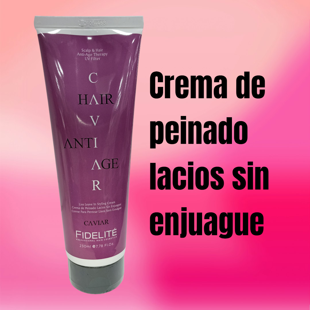 X10 UNIDADES Crema de peinados lacios FIDELITÉ 230ml