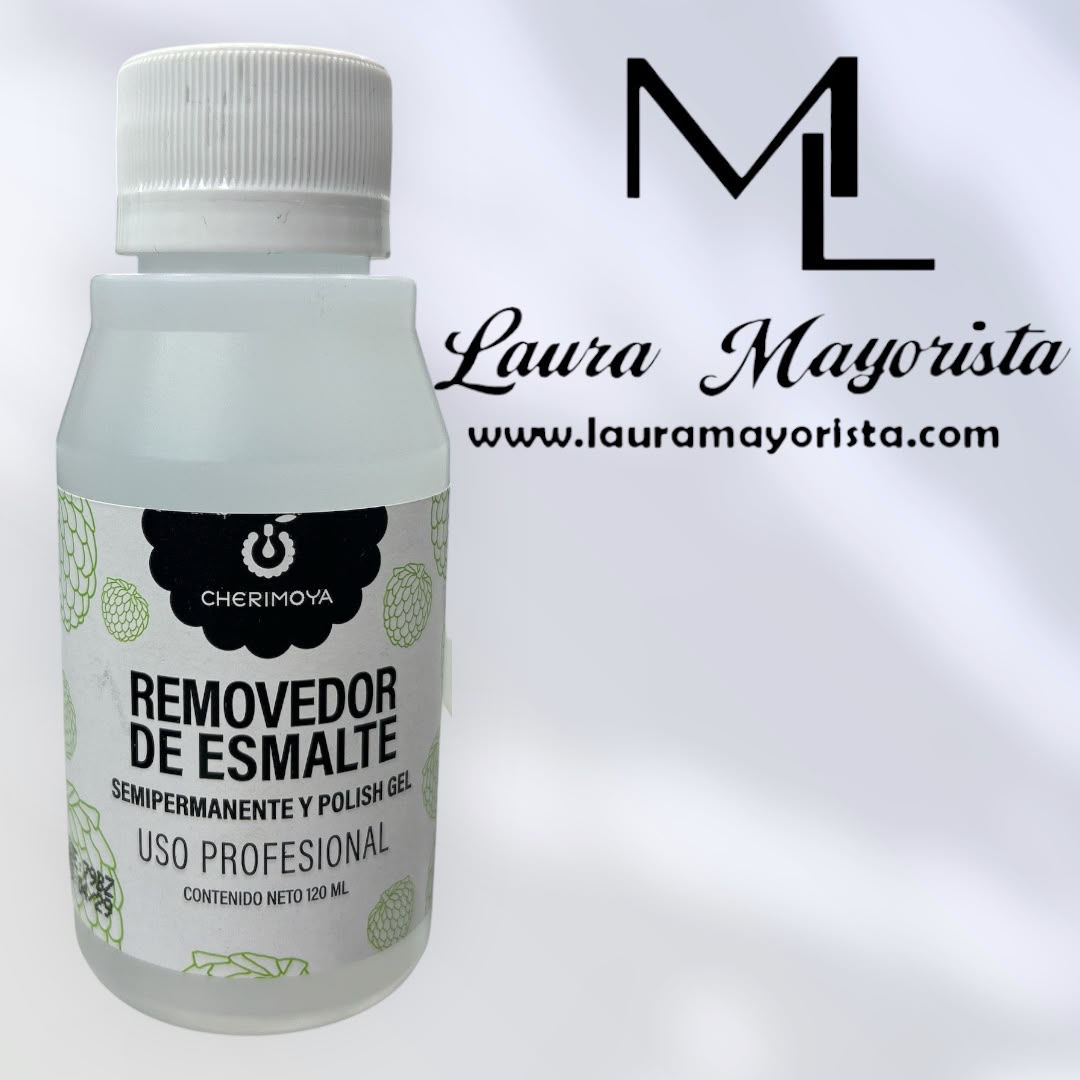 X UNIDAD Removedor para UV y Polish Gel 120ml - CHERIMOYA