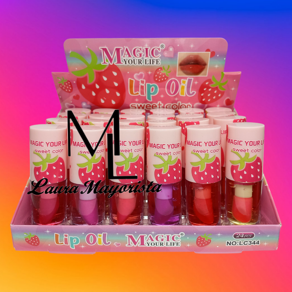 X UNIDAD Brillo labial sabor Frutilla LC344 CY2082