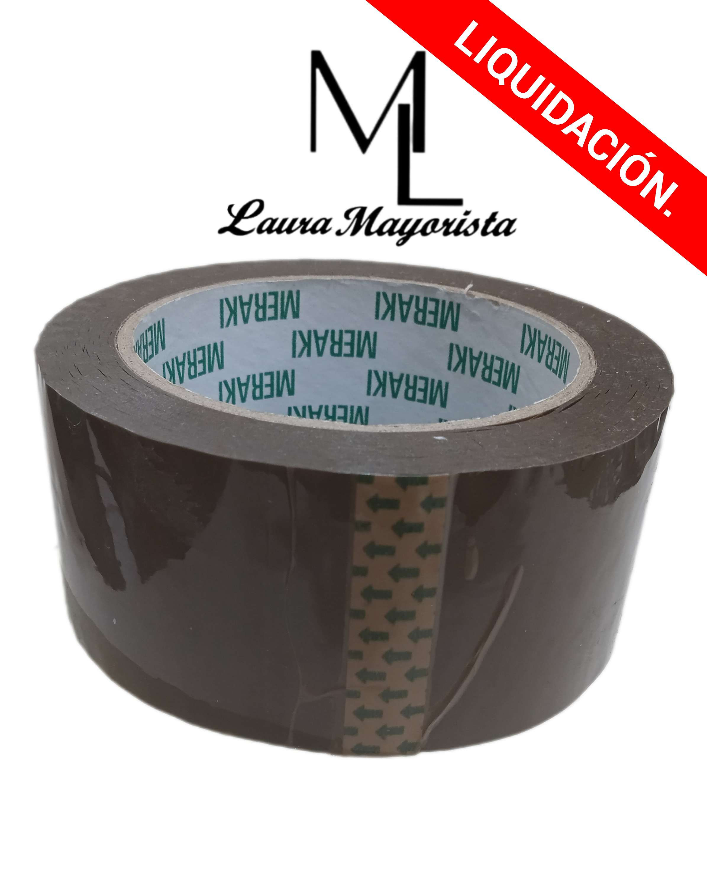 X UNIDAD Cinta ancha gruesa color marrón oscuro 