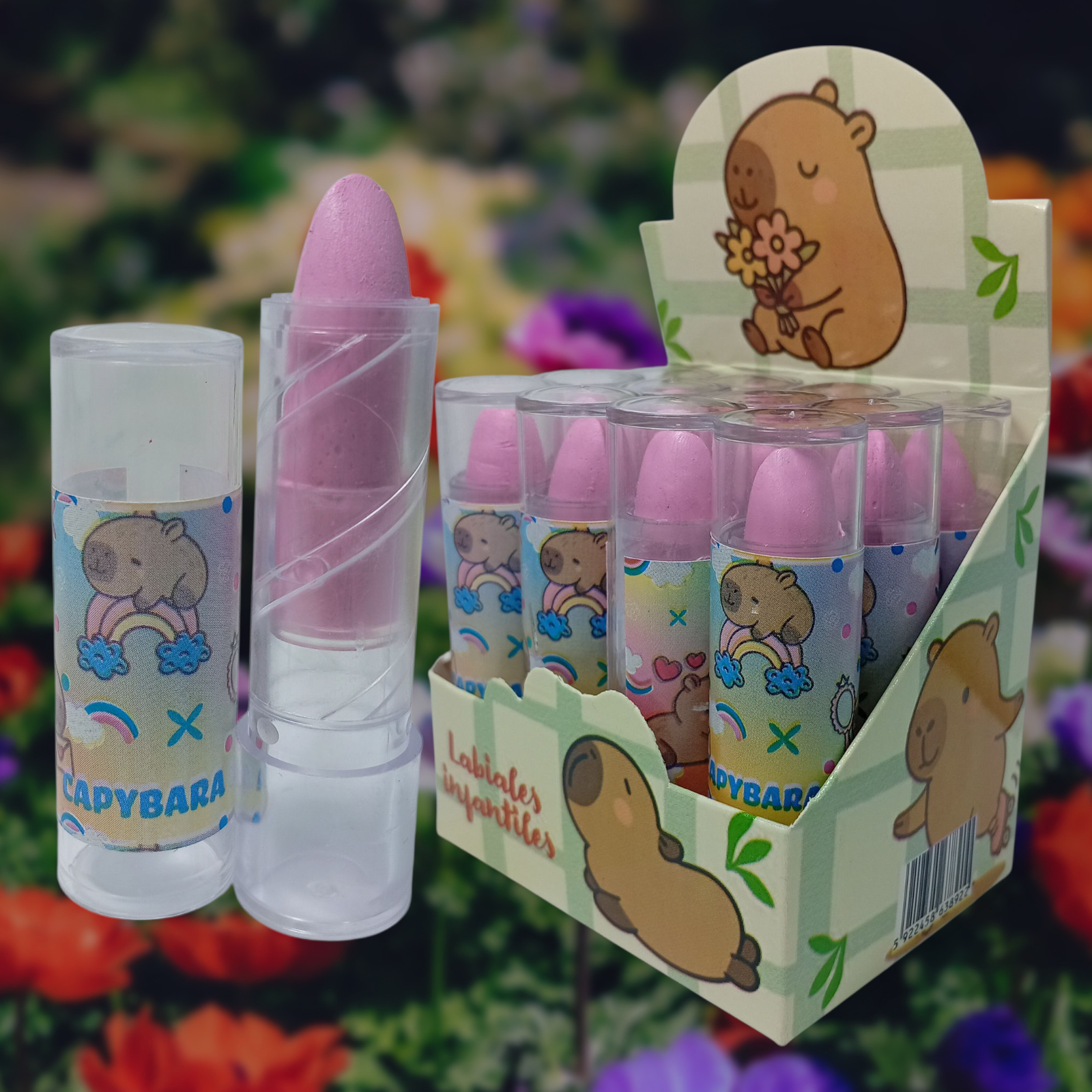 X UNIDAD Barra labial infantil CAPIBARA 